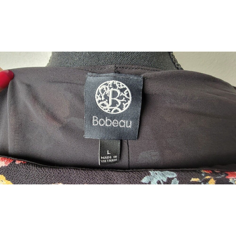 Bobeau Long Wrap Skirt Women’s Large Floral Boho Bohemian Indie Preppy Academia - Picture 4 of 5